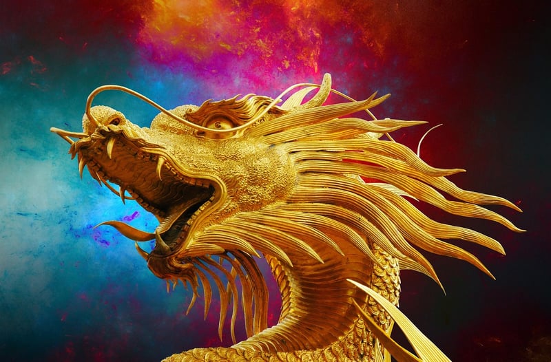 Dragon-themed Statues